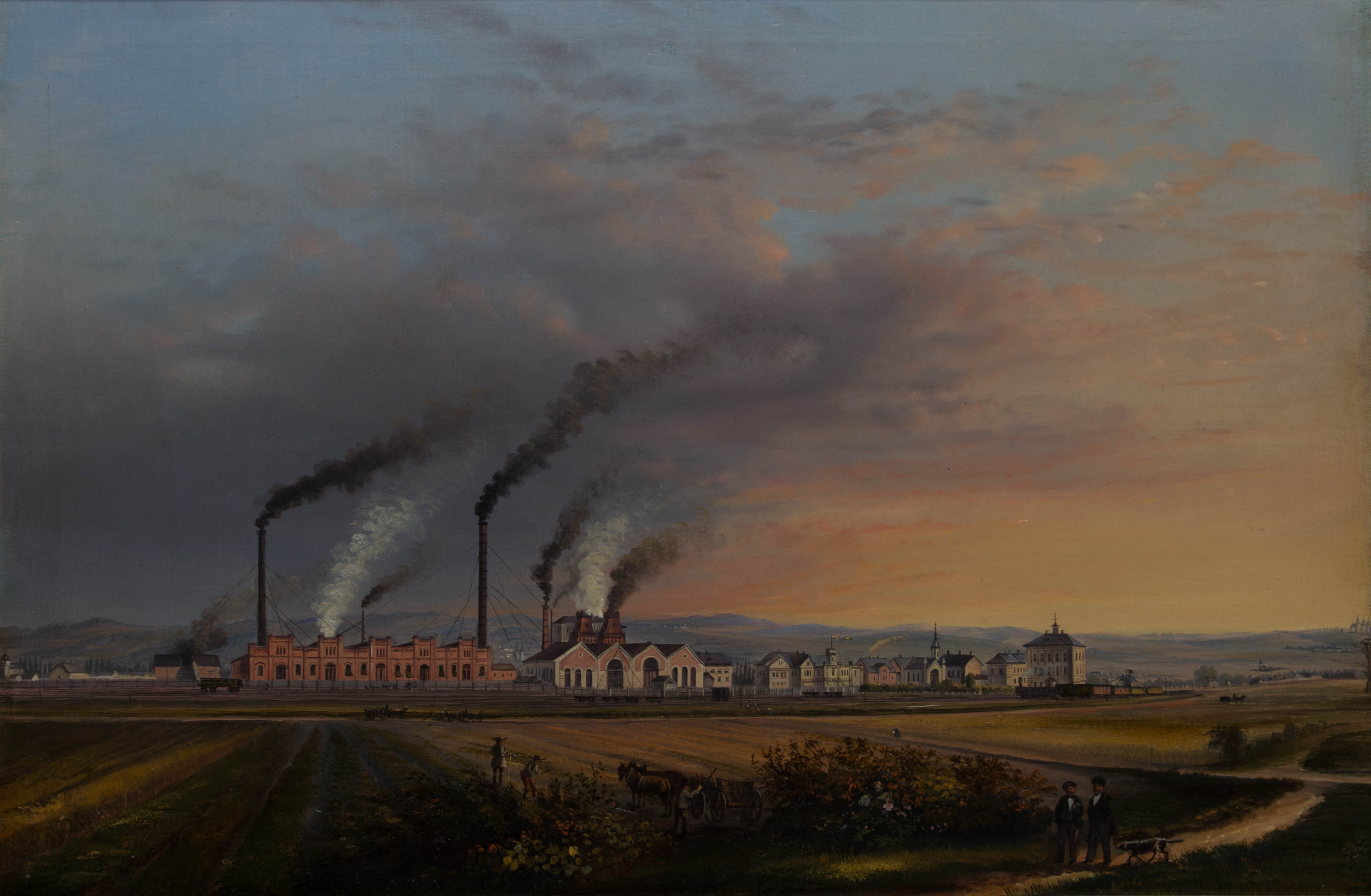 Biedermeier painting 19st – Factory