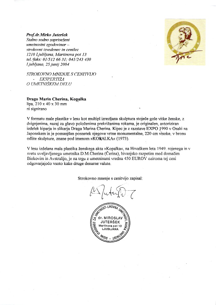 Drago Marin Cherina – KORALJKA