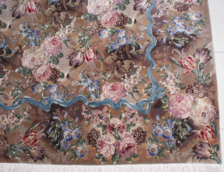 Flowers – Wool with silk
